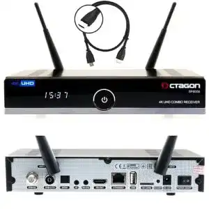 Linux receiver octagon sf8008 uhd 4k combo receiver