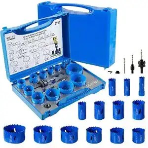 Lochsaegen set cclife lochsaege set bi metall 18tlg bimetall m3