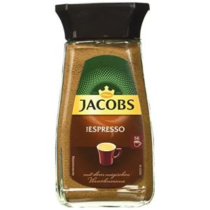 Café soluble Jacobs Espresso, paquete de 6, 6 x 100 g de café instantáneo