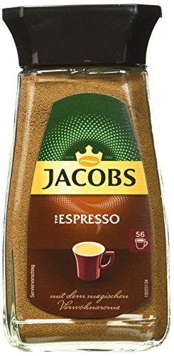 Löslicher Kaffee Jacobs Espresso, 6er Pack, 6 x 100 g Instant Kaffee