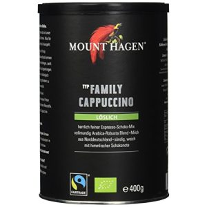 Instant kávé Mount Hagen családi cappuccino, (6 db)