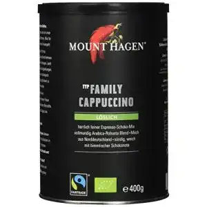 Loeslicher kaffee mount hagen family cappuccino 6 stueck