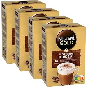 Pikakahvi Nescafé NESCAFÉ Kultatyyppinen Cappuccino Kermainen