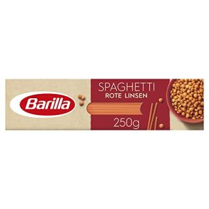 Low-carb pasta Barilla Red Lentil Spaghetti rich in protein