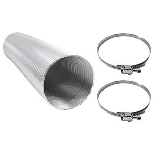 Tubo de ventilación Intelmann tubo flexible de aluminio de 100 mm, longitud 5 m