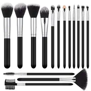 Make up pinselset melliex 15 stueck make up pinsel set