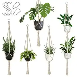 Makramee blumenampel auckpure makramee haengekorb set