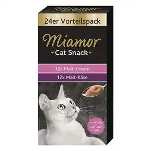 Malzpaste katzen miamor cat confect malt cream 24x15g