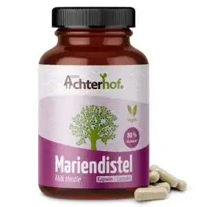Mariendistel kapseln vom achterhof mariendistel komplex 180 kapseln