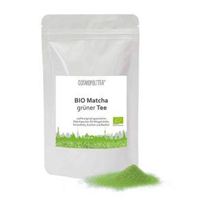 Matcha-Tee cosmopoliTEA BIO Matcha Tee Pulver – Premium-Qualität
