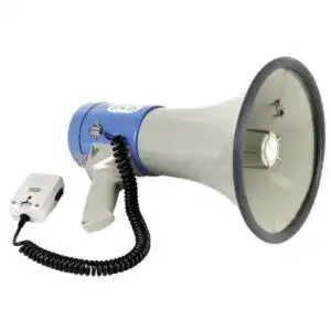 Megafon velleman megaphon 25w mit handmikrofon sirene
