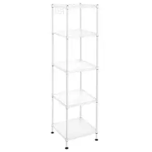 Metallregal songmics badezimmerregal standregal bis 100 kg