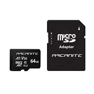 Cartão micro SD ARCANITE Cartão de memória microSDXC de 64 GB