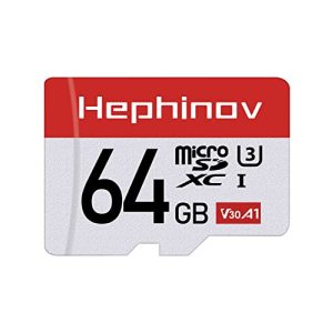 Micro-SD-Karte Hephinov 64G Micro SD Karte bis zu 100MB/s(R)