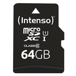 Carte Micro SD Intenso Premium microSDXC 64 Go Classe 10 UHS-I
