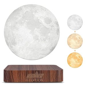 Lámpara lunar ele ELEOPTION lámpara lunar, luna flotante 2023D mejorada 3
