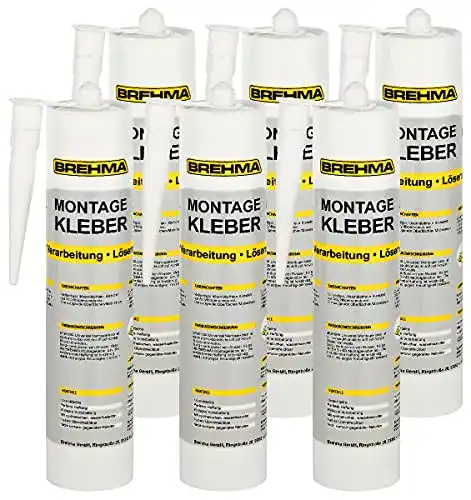 Montagekleber Brehma 6x Universal Baukleber 485g