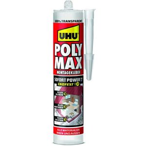 Adhesivo de montaje UHU POLY MAX 10 SEC IMMEDIATE POWER cartucho