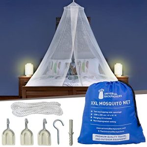 Mreža za komarce sa bračnim krevetom Univerzalni backpackers Mreža za komarce uključena