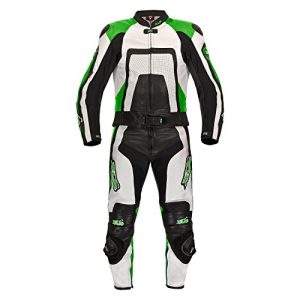 Terno de couro de motocicleta Terno de couro XLS, terno de duas peças masculino