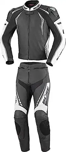 Büse Silverstone Pro 2-Teiler Motorrad Lederkombi für anspruchsvolle Fahrer