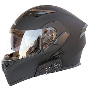 Motorsykkelhjelmer BCCDP motorsykkelhjelm flip-up hjelm med Bluetooth