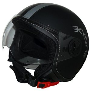 Capacetes de motocicleta ProtectWEAR capacete aberto masculino H710-l com viseira