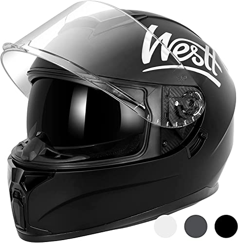 Motorradhelme Westt Integralhelm Fullface Helm Motorradhelm