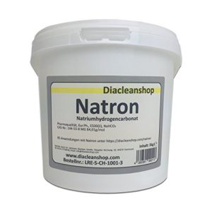 Natronlauge DIACLEANSHOP Natron Pulver 5kg – E500ii Backpulver