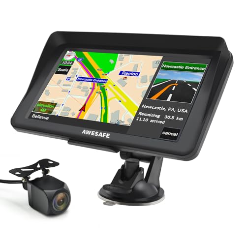 Navi mit Rückfahrkamera AWESAFE Bluetooth Navigationsgerät