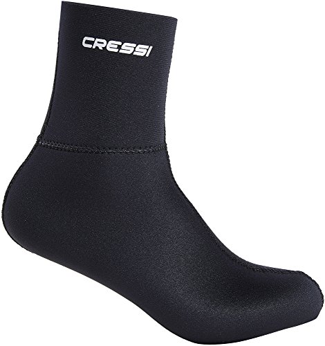 Neoprensocken Cressi Black Neoprene (3 or 5mm) Socks Resilient