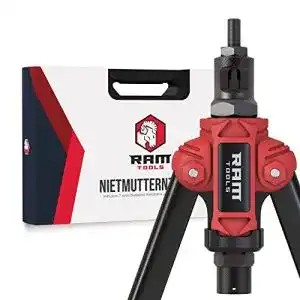 Nietzange ram tools nietmutternzange set inkl 70 nietmuttern