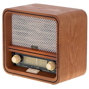 Nostalgic radio CAMRY CR 1188 radio with wooden housing, retro