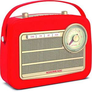 Nostalgisk radio Nordmende Transita 130 – bærbar DAB+/FM retroradio
