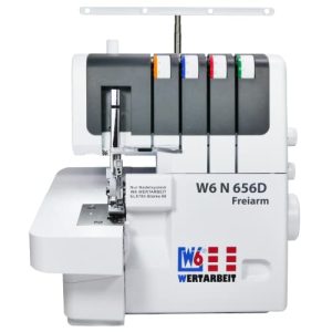 Máquina de costura overlock W6 WERTARBEIT W6 máquina de costura N 656D braço livre