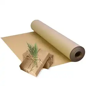 Packpapier triplast 750 mm x 50 m rolle braunes eco kraftpapier