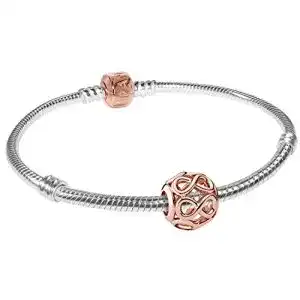 Pandora armbaender pandora starter armband unendlichkeit rose