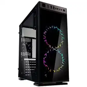 Pc gehaeuse kolink inspire k1 rgb midi tower tempered glass
