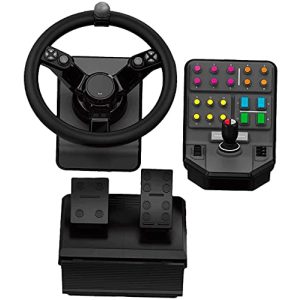 PC Steering Wheel Logitech G Saitek Farm Sim Controller, Farming