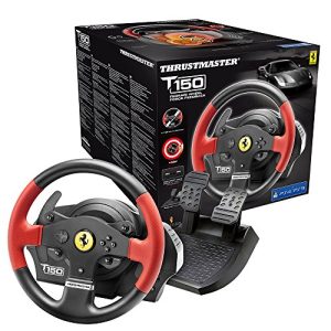 PC steering wheel Thrustmaster T150 Ferrari Edition, including 2 pedal set