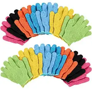 Peelinghandschuh duufin 14 paare body scrubbing handschuh 7 farben
