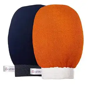 Peelinghandschuh letao 2 stueck exfoliating gloves hamam handschuh