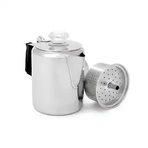 Perkolator gsi outdoors glacier kaffeekanne aus edelstahl