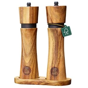 Pepper mills ninetyfive ® elegant set made of wood