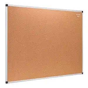 Pinnwand amazon basics kork 90 x 120 cm aluminiumrahmen