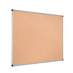 Pinnwand bi office korktafel maya mit aluminiumrahmen