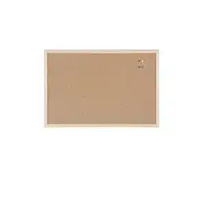 Pinnwand bi office korktafel mit holzrahmen 5 groessen waehlbar
