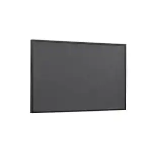 Pinnwand bi office new basic grauer filz mit holzrahmen
