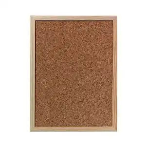 Pinnwand herlitz 1600006 kork mit holzrahmen 30 x 40 cm