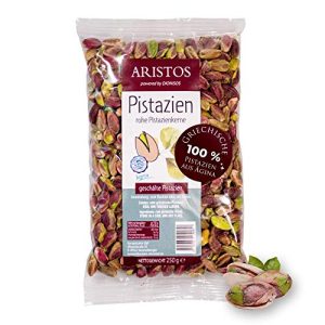 Pistachios ARISTOS raw kernels peeled and unsalted from Aegina